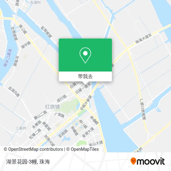 湖景花园-3幢地图