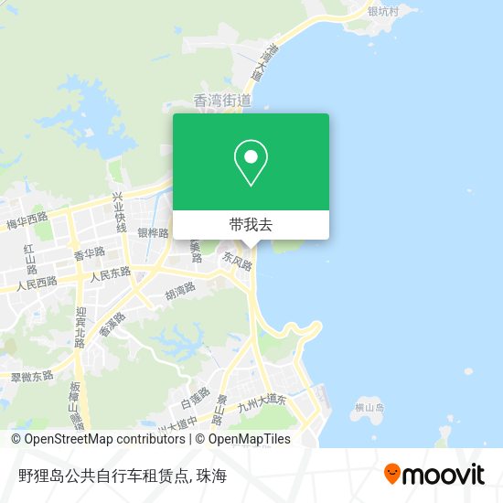 野狸岛公共自行车租赁点地图