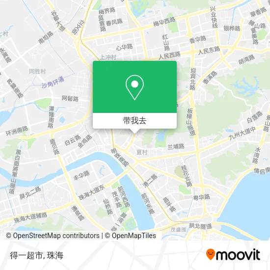 得一超市地图