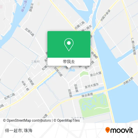 得一超市地图
