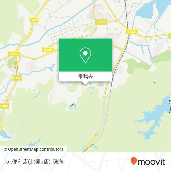 ok便利店(北师b店)地图