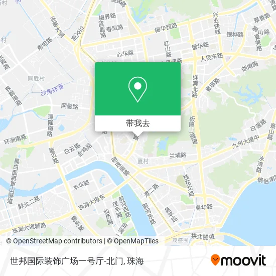 世邦国际装饰广场一号厅-北门地图