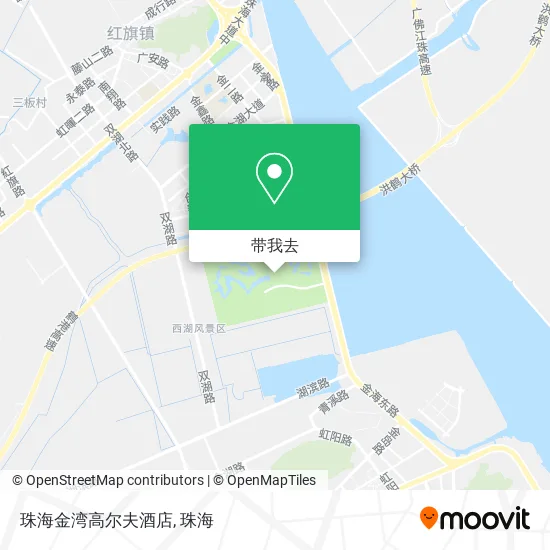 珠海金湾高尔夫酒店地图
