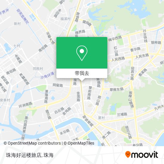 珠海好运楼旅店地图