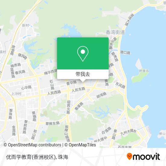 优而学教育(香洲校区)地图
