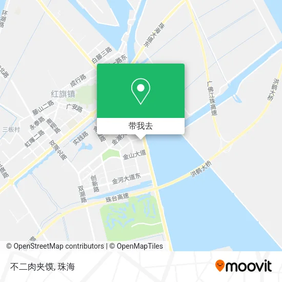 不二肉夹馍地图
