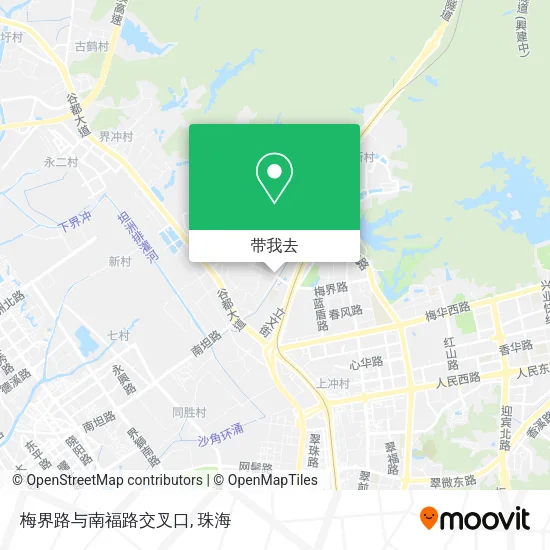 梅界路与南福路交叉口地图