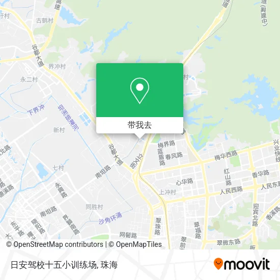 日安驾校十五小训练场地图