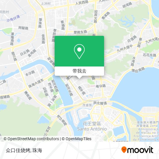 众口佳烧烤地图