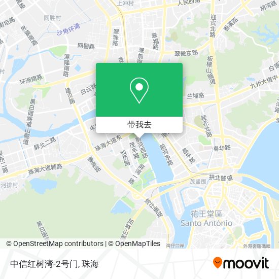 中信红树湾-2号门地图
