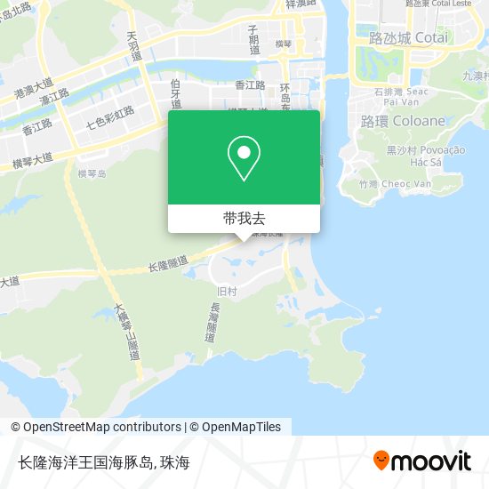 长隆海洋王国海豚岛地图