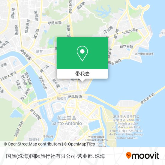 国旅(珠海)国际旅行社有限公司-营业部地图