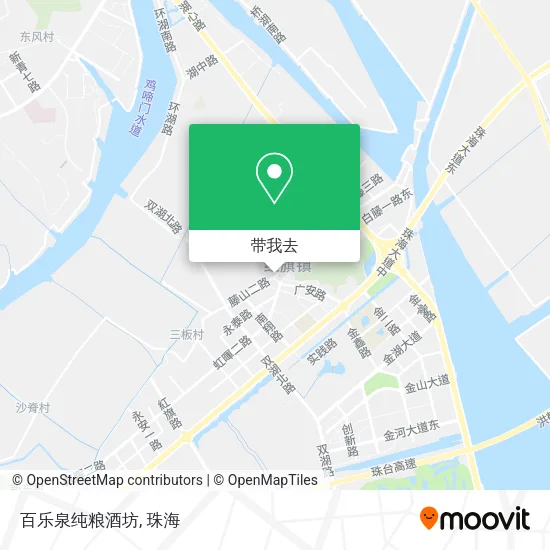 百乐泉纯粮酒坊地图