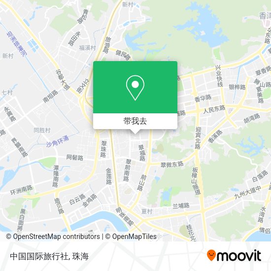 中国国际旅行社地图