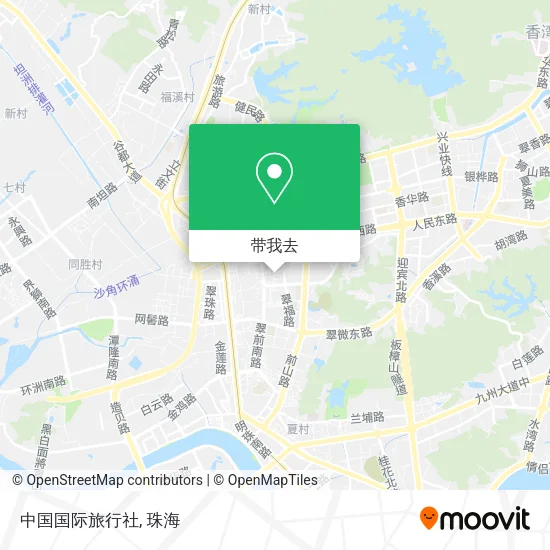 中国国际旅行社地图