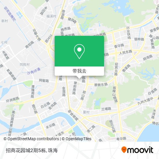 招商花园城2期5栋地图