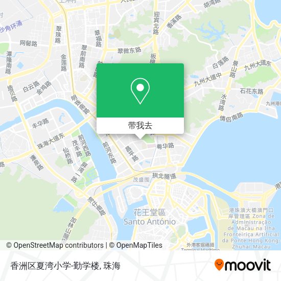 香洲区夏湾小学-勤学楼地图