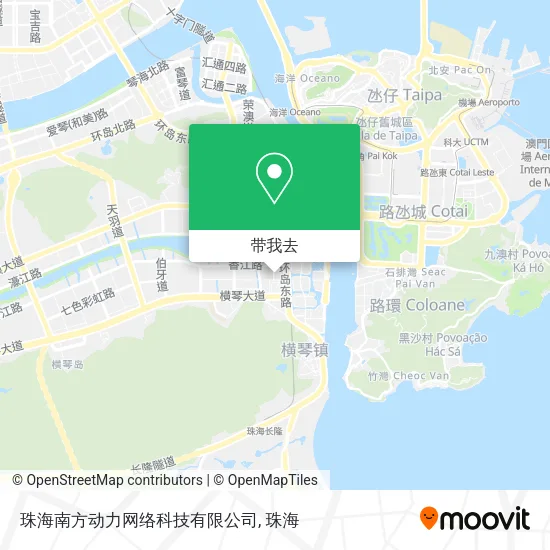 珠海南方动力网络科技有限公司地图