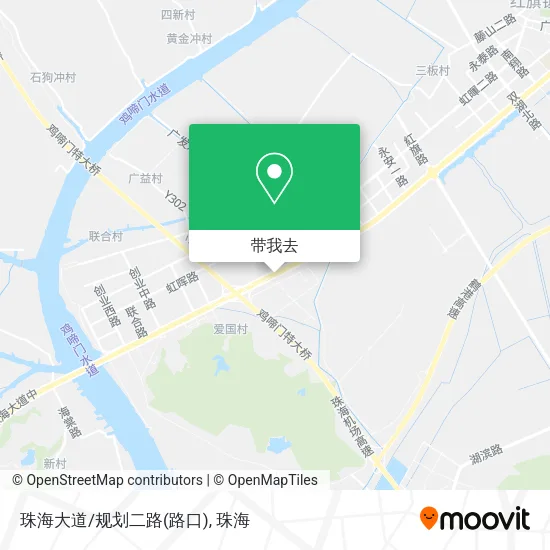 珠海大道/规划二路(路口)地图