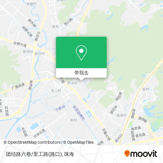 团结路六巷/里工路(路口)地图