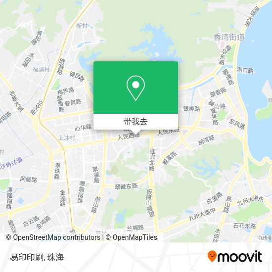 易印印刷地图