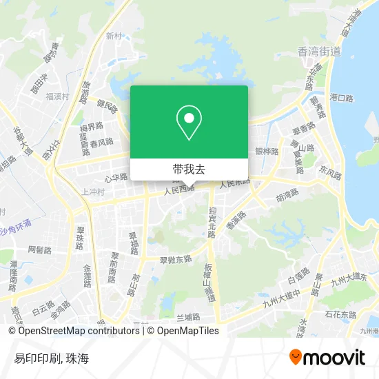 易印印刷地图