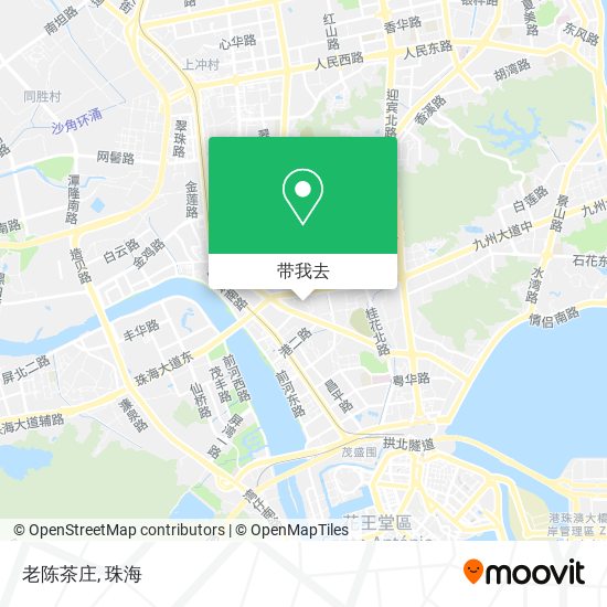 老陈茶庄地图