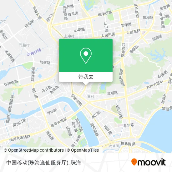 中国移动(珠海逸仙服务厅)地图