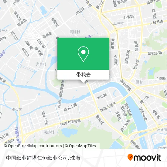 中国纸业红塔仁恒纸业公司地图