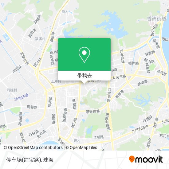 停车场(红宝路)地图