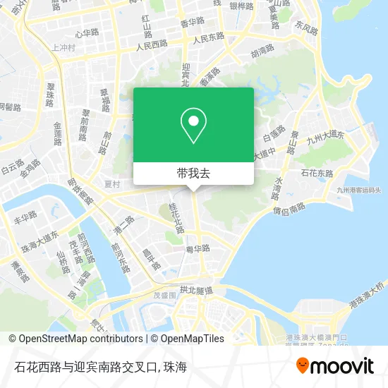 石花西路与迎宾南路交叉口地图