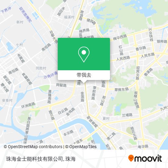 珠海金士能科技有限公司地图