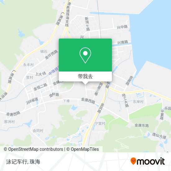泳记车行地图
