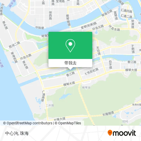 中心沟地图