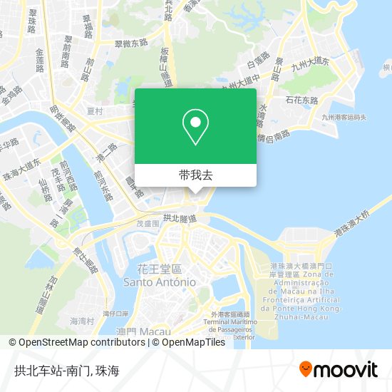 拱北车站-南门地图