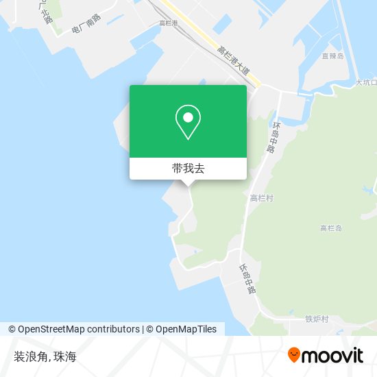 装浪角地图