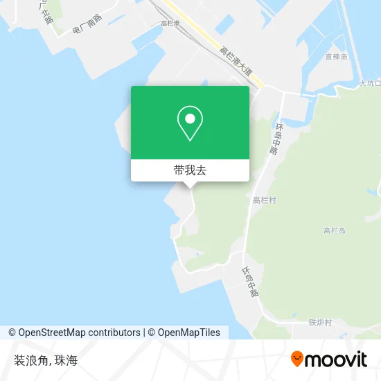 装浪角地图