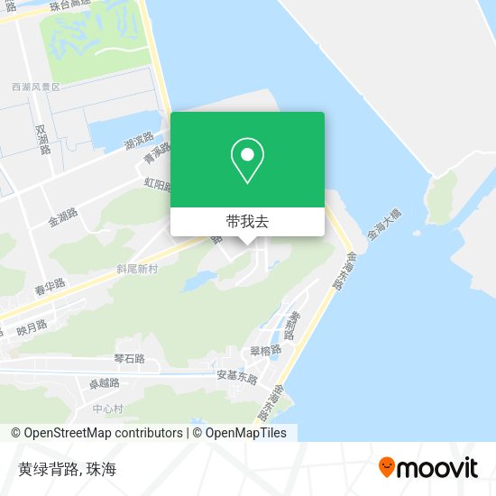 黄绿背路地图