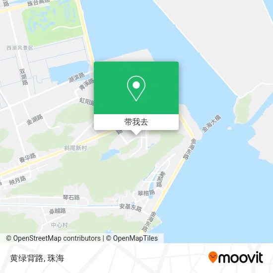 黄绿背路地图