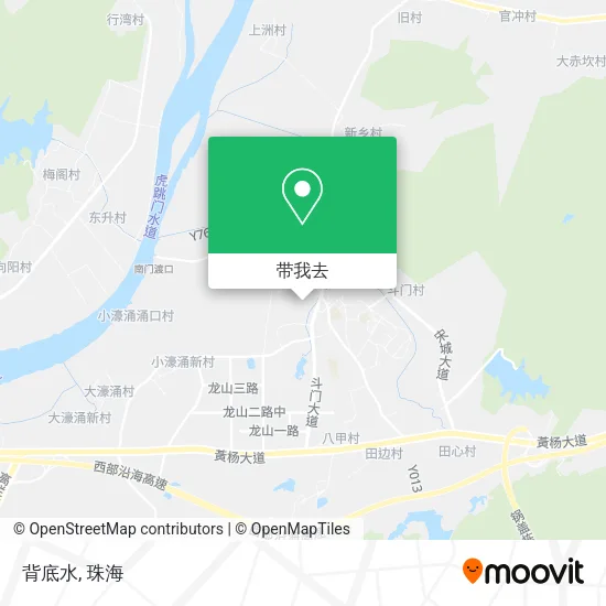 背底水地图