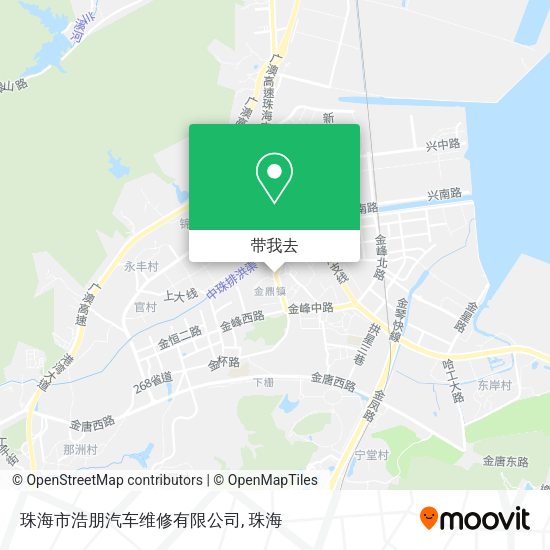 珠海市浩朋汽车维修有限公司地图