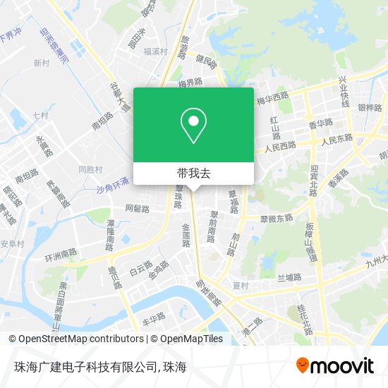 珠海广建电子科技有限公司地图
