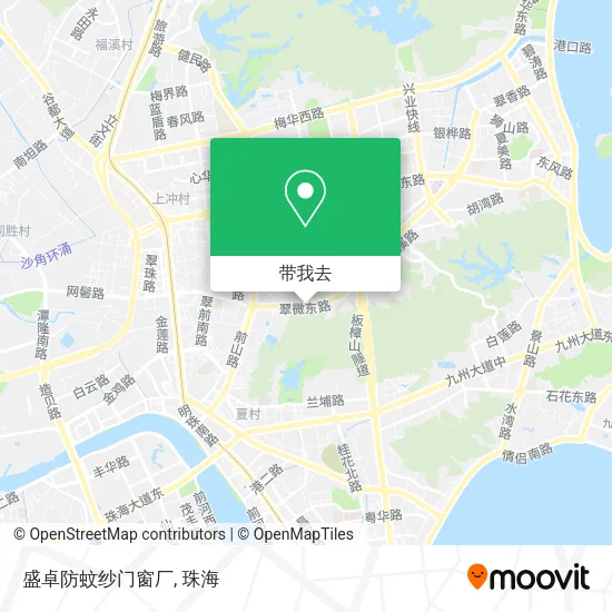 盛卓防蚊纱门窗厂地图