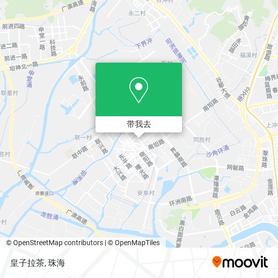 皇子拉茶地图