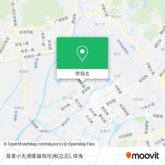 慕童小丸潮童服饰坦洲(总店)地图