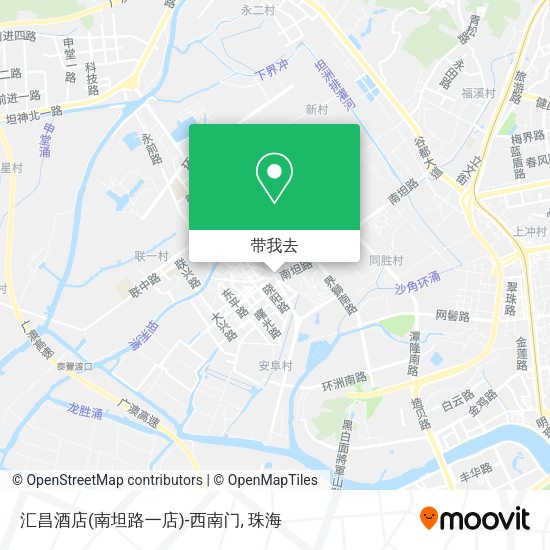 汇昌酒店(南坦路一店)-西南门地图