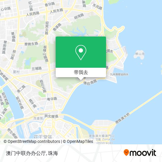 澳门中联办办公厅地图