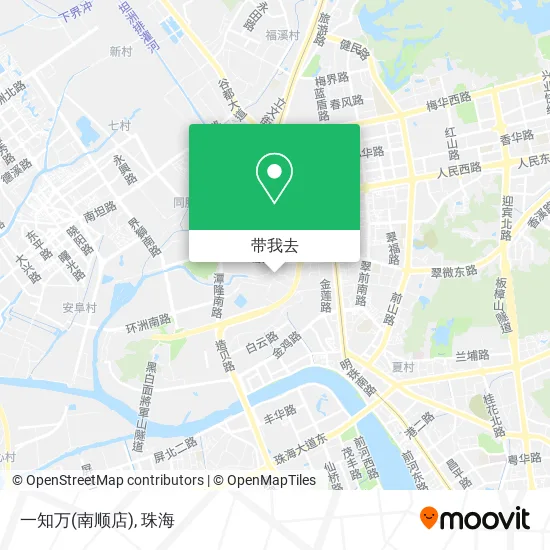 一知万(南顺店)地图