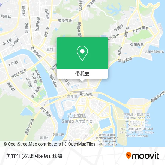美宜佳(双城国际店)地图