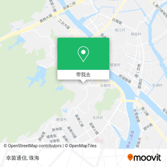 幸茵通信地图